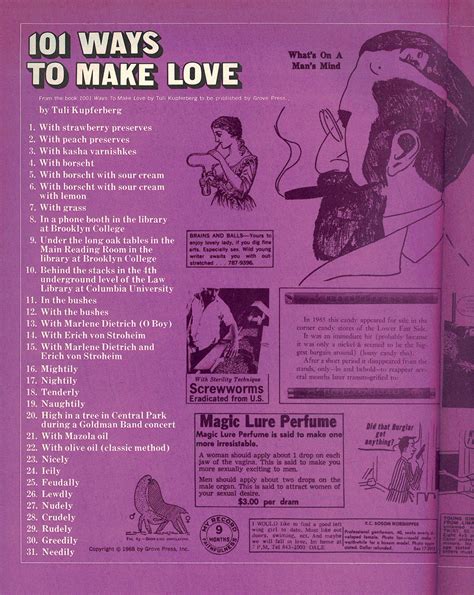 101 Ways To Make Love Evergreen Review