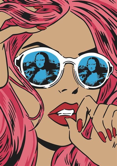 £299 recalling the classic 1950s comic book reflections depicts the close up of a woman s