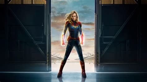 1360x768 Captain Marvel 2019 Movie Official Poster Desktop Laptop Hd