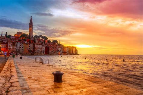 Istria Croatia Rovinj Beautiful Sunset Croatia