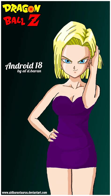Sexy Android 18 Dragon Ball Z By Al D Baran By Aldbarantaurus On Deviantart