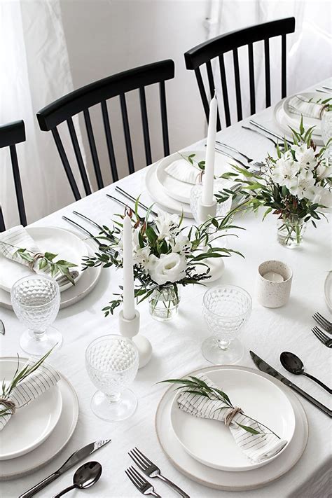 Easy Ideas For Creating A Modern Minimal Table Setting Beautiful Table