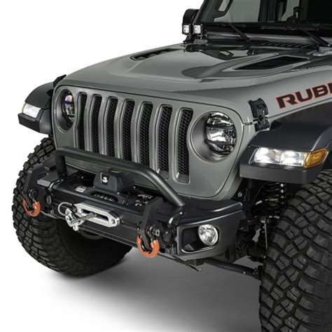Rugged Ridge® Jeep Wrangler 2019 Arcus Stubby Black Front Winch Hd