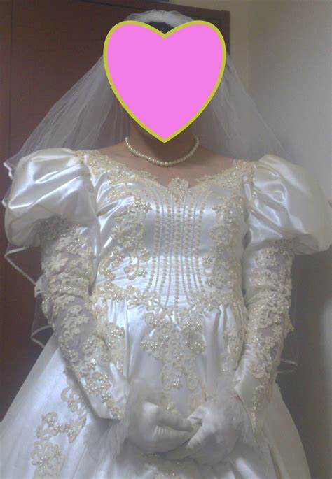 On Twitter Please Watch My Wedding Dress And Masturbate Make Ami