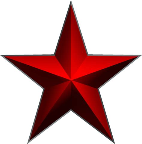 Red Star Png Transparent