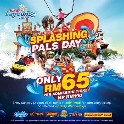 Lost world hot springs & night park annual pass does not guarantee theme park admission, especially during high attendance periods. Sunway Pals - Promotions - Splashing Pals Day