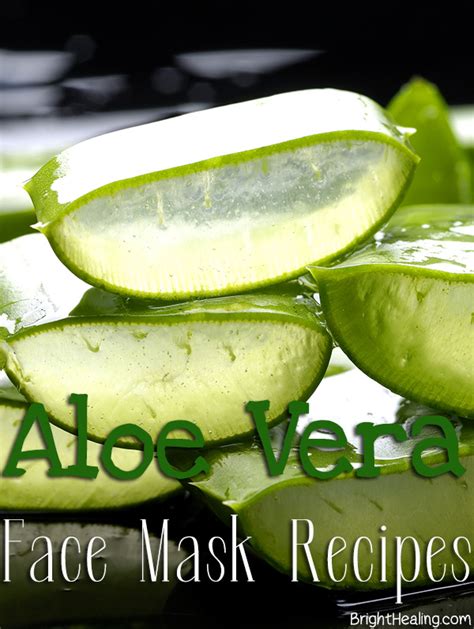 Homemade Aloe Vera Face Mask Recipes