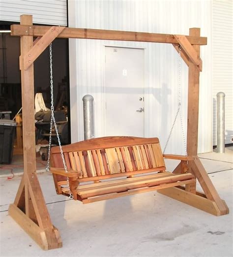 A Perfect Patio Swing With Stand Patio Designs