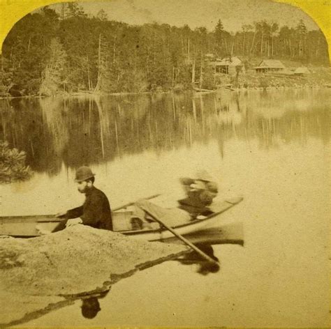 Sweeneys Carry Upper Saranac Lake Adirondacks New York 1870s