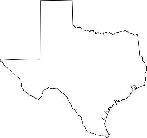 Texasstateoutlinevector Clip Art Free Clip Art State Outline