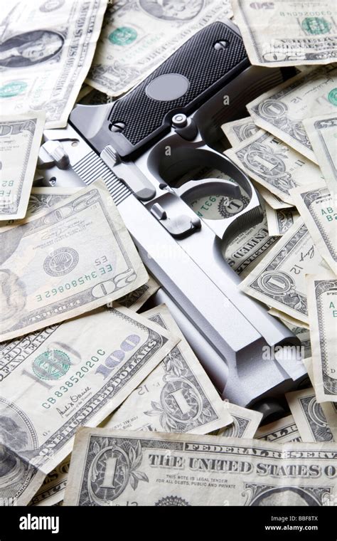 Money And Guns Wallpaper