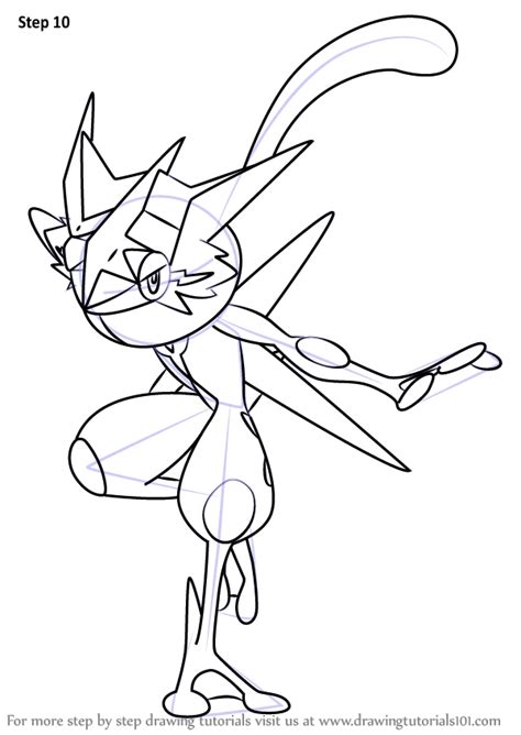 Mpokemon Ash Greninja Coloring Pages Coloring Pages
