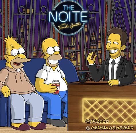 Dubladores De Os Simpsons São Os Entrevistados Do Danilo Gentilli Programa The Noite Roteiro