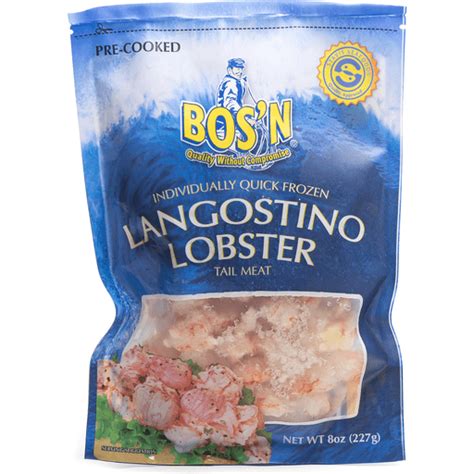 Bosn Frozen Langostino Lobster Tail Meat Shop Festival Foods Shopping