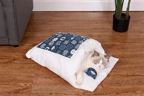 Removable Winter Warm Dog Cat Bed Cat Sleeping Bag Petdirects