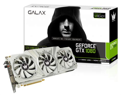 Galax Gtx 1080 Hof Edition Sports A Stunning White Pcb With Clock