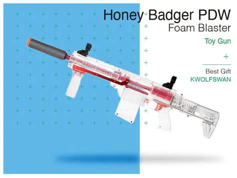Aac Honey Badger Pdw Nerf Foam Dart Blaster Worker Mod Prophecy