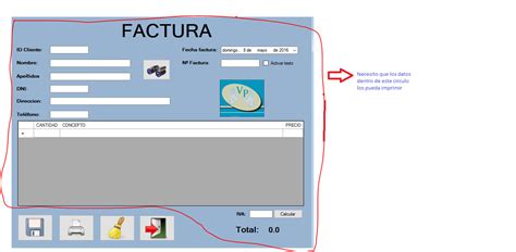 Factura Con Formulario En Visual Basic Images