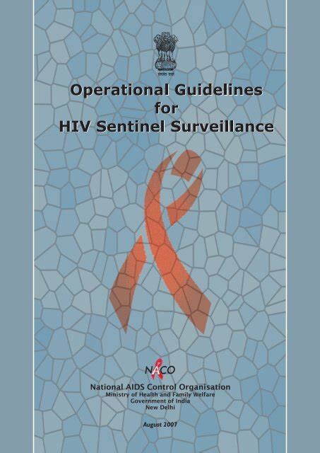Operational Guidelines For Hiv Sentinel Surveillance Round 2007