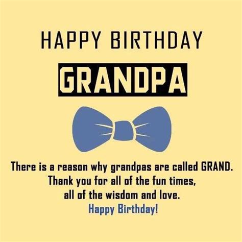 99 Happy Birthday Wishes For Grandpa