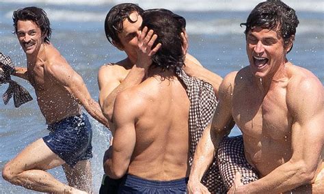 Matt Bomer And Jonathan Bailey Share A Kiss While Filming Romance