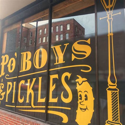 And oysters, the ocean's superior bivalve. Po' Boys and Pickles - Portland Old Port