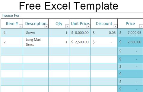 Free Template Excel Excel Templates Riset