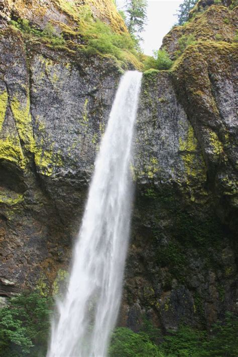 Elowah Falls Columbia Gorge Or 062013 Waterfall Outdoor Water