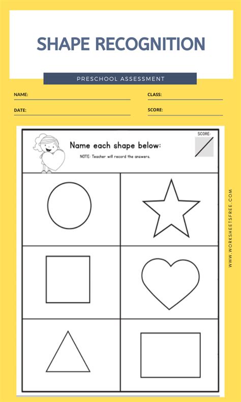Practice Shape Recognition With This Free Shape Worksheet Shapes 106 Free Esl Shapes