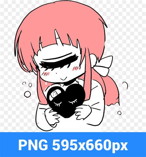 Hitomiheart Cartoon Discord Anime Heart Emote Png Pngrow