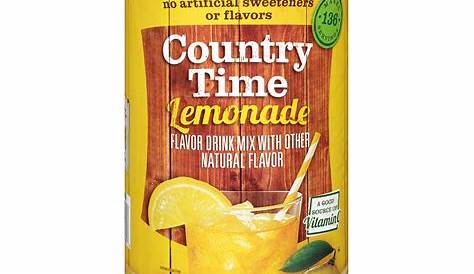 Country Time Lemonade Naturally Flavored Powdered Drink Mix ister 82.5