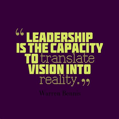 Warren Bennis Quote About Leadership