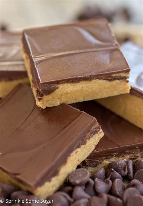 These No Bake Peanut Butter Bars Are The Easiest Treat To Make And