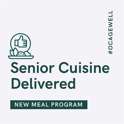 Introducing Senior Cuisine Delivered Age Well Senior Services