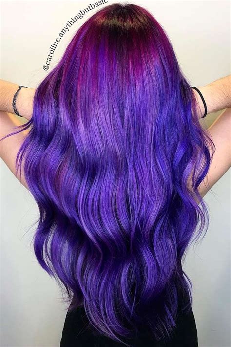 The best purple hair dye for brown hair offers appealing shade and perfect color tones that make people fall in love with you. 68 Tempting And Attractive Purple Hair Looks ...