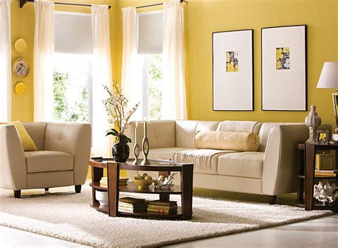 The designer of this living room was inspired by the floral side chair fabric and let it dictate the colors found elsewhere in the room. Color Story - Decorating With Yellow | Monochromatic ...