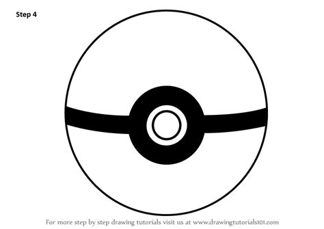 Learn How To Draw Pokeball From Pokemon Pokemon Step By Step Drawing Tutorials Pokemon