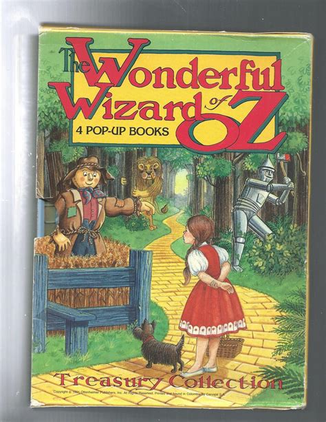 THE WONDERFUL WIZARD of OZ 4 Pop-up Books Treasury Collection by L