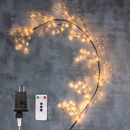 Amazon Com ZHONGXIN Lighted Willow Vine Copper Wire Twine Branch