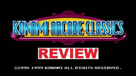 konami arcade classics ps1 review youtube