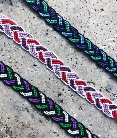 Good color combinations for bracelets. Braid Bracelet Knotted Custom Colors | Etsy in 2020 | Cute ...