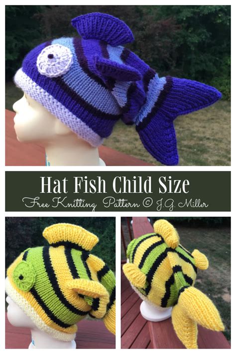 Knit Fish Hat Free Knitting Patterns Knitting Pattern