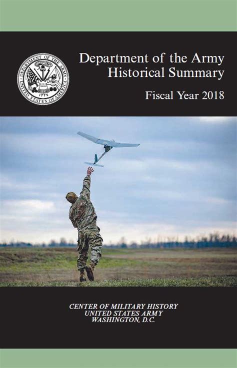 Department Of The Army Historical Summary Fiscal Year 2018 Us Army