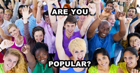 Are You Popular Quiz