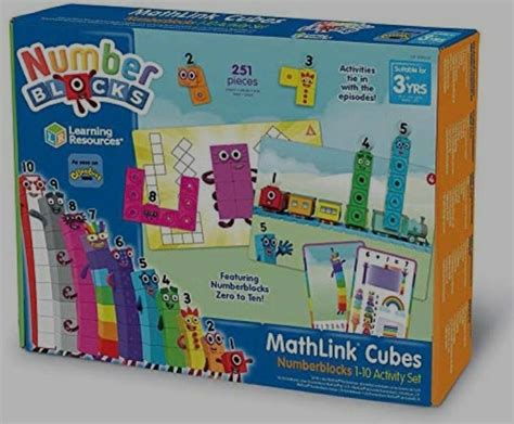 1 10 Numberblocks Cbeebies Mathslink Cubes Home Schooling Etsy