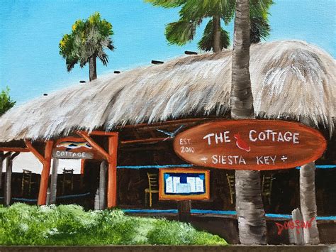 The Cottage On Siesta Key Painting By Lloyd Dobson Fine Art America