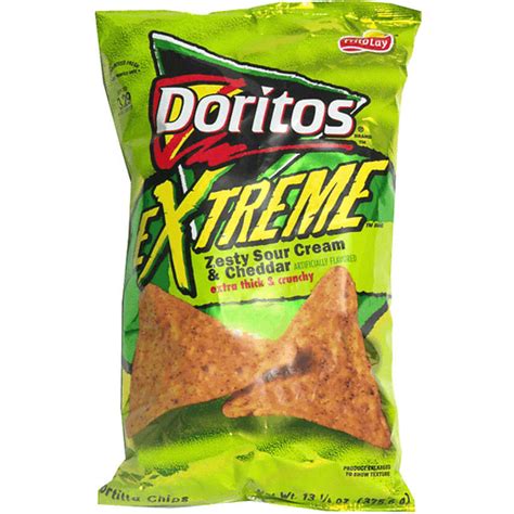 Doritos Extreme Tortilla Chips Zesty Sour Cream And Cheddar Shop