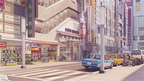 Wallpaper Aesthetic Anime City Background Download Fr
