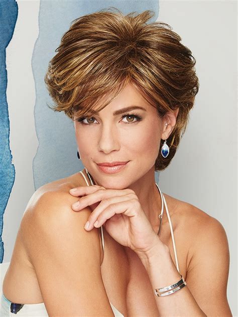 Layered Cut Short Women Synthetic Wig With Side Bang Short Wigs Capless Wigs