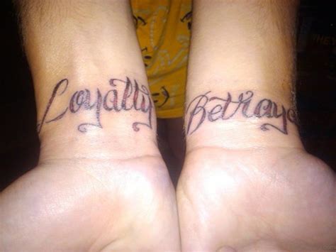 14 Amazing Loyalty Wrist Tattoos Tattoo Designs